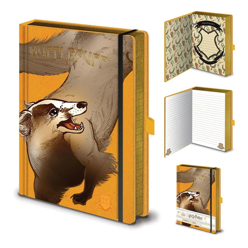 Harry Potter - Intricate Houses Huffelpuff Premium A5 Notebook - دفتر